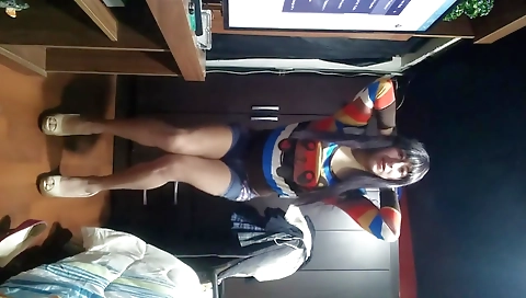 Latina teen 18+ enjoys hot pussy fucking with her own dildo