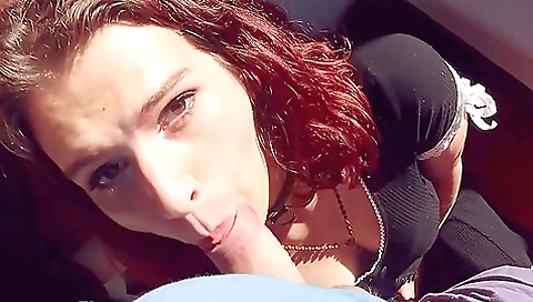 Amateur redhead takes big cock in the bathroom anal