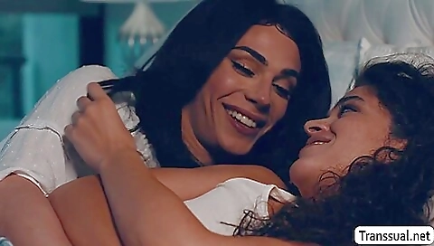 Big black dick fucking a sexy brunette in hot action