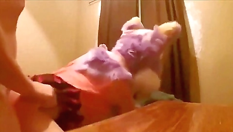 Horny girl fucked up her boyfriend and got a creampie on her face