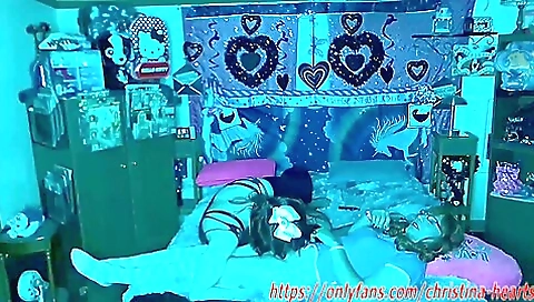 Creampie in the sex video of a brunette with a red dress