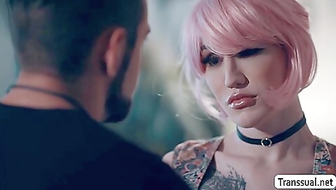 Cute brunette slut wants to be penetrated by her stepbro