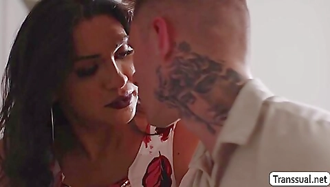 Busty brunette milf gets her cunt licked and fucked